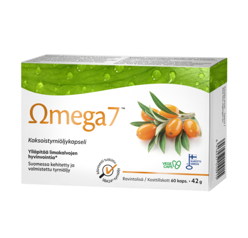 Omega7 Tyrniöljy (60 kaps)