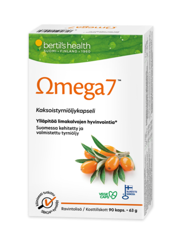 Omega7 Tyrniöljy (90 kaps)