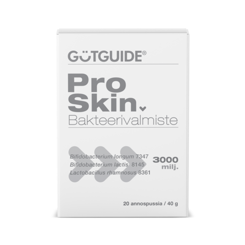 GutGuide ProSkin Bakteerivalmiste (20 pss)