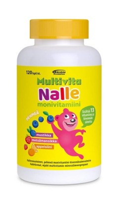 Multivita Nalle Monivitamiini (120 tabl)