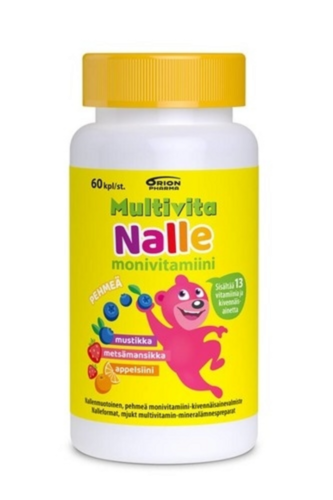 Multivita Nalle Monivitamiini (60 tabl)