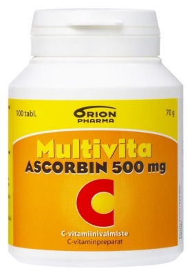 Multivita Ascorbin 500 mg (100 tabl)