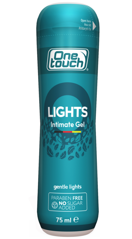 One Touch Lights Gel Limakalvoja kosteuttava liukuvoide (75 ml)