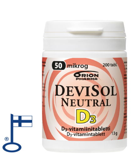 DeviSol Neutral 50 mikrog. (200 tabl)