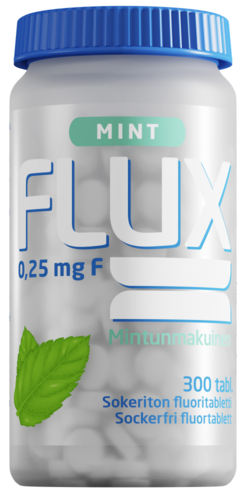 Flux Mint Fluoritabletti 250 mikrog. (300 kpl)