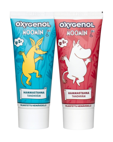 Oxygenol Muumi 0-2v lasten hammastahna 50 ml