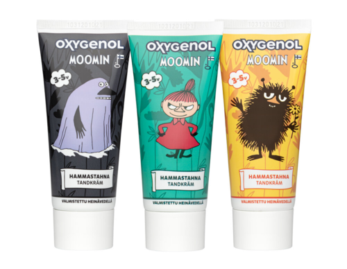 Oxygenol Muumi 3-5v lasten hammastahna 50 ml