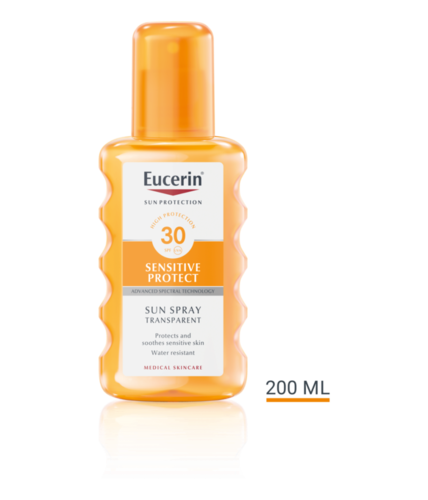 Eucerin Sun Spray Transparent SPF50 Auringonsuojaspray (200 ml)