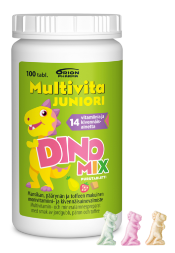 Multivita Juniori Dino Mix  (100 purutabl)