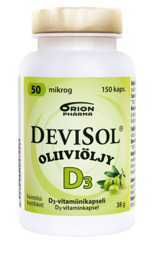 DeviSol Oliiviöljy 50 mikrog. (150 kaps)