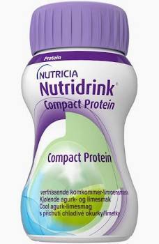 Nutridrink Compact Protein Kurkku-Lime (4x125 ml)