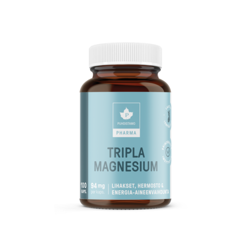 Puhdistamo Pharma Tripla Magnesium (100 kaps)
