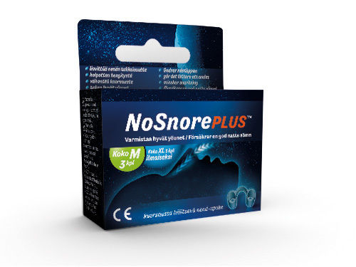 NoSnore Plus Nenäupoke koko M (3+1 kpl)