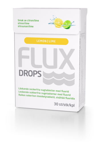 Flux Drops Sitruuna-lime (30 imeskelytabl)