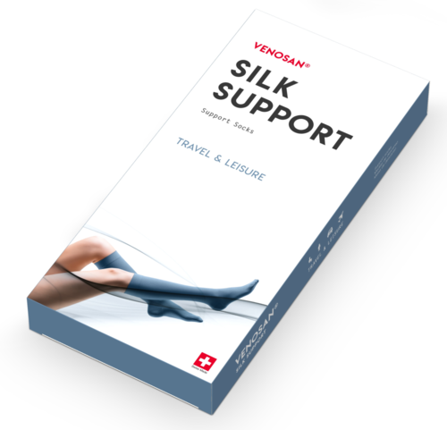 Venosan Silk Support tukisukka Harmaa S 1 pari