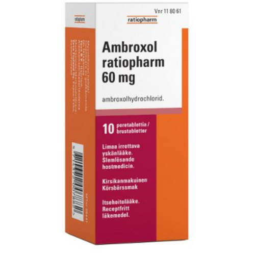 Ambroxol ratiopharm Poretabletti 60 mg (10 kpl)